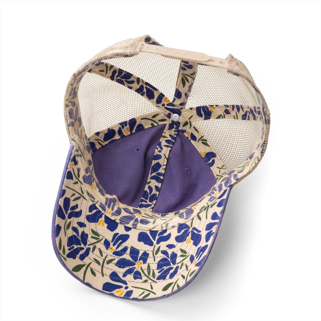 Casquette pour femme à dos en maille délavée