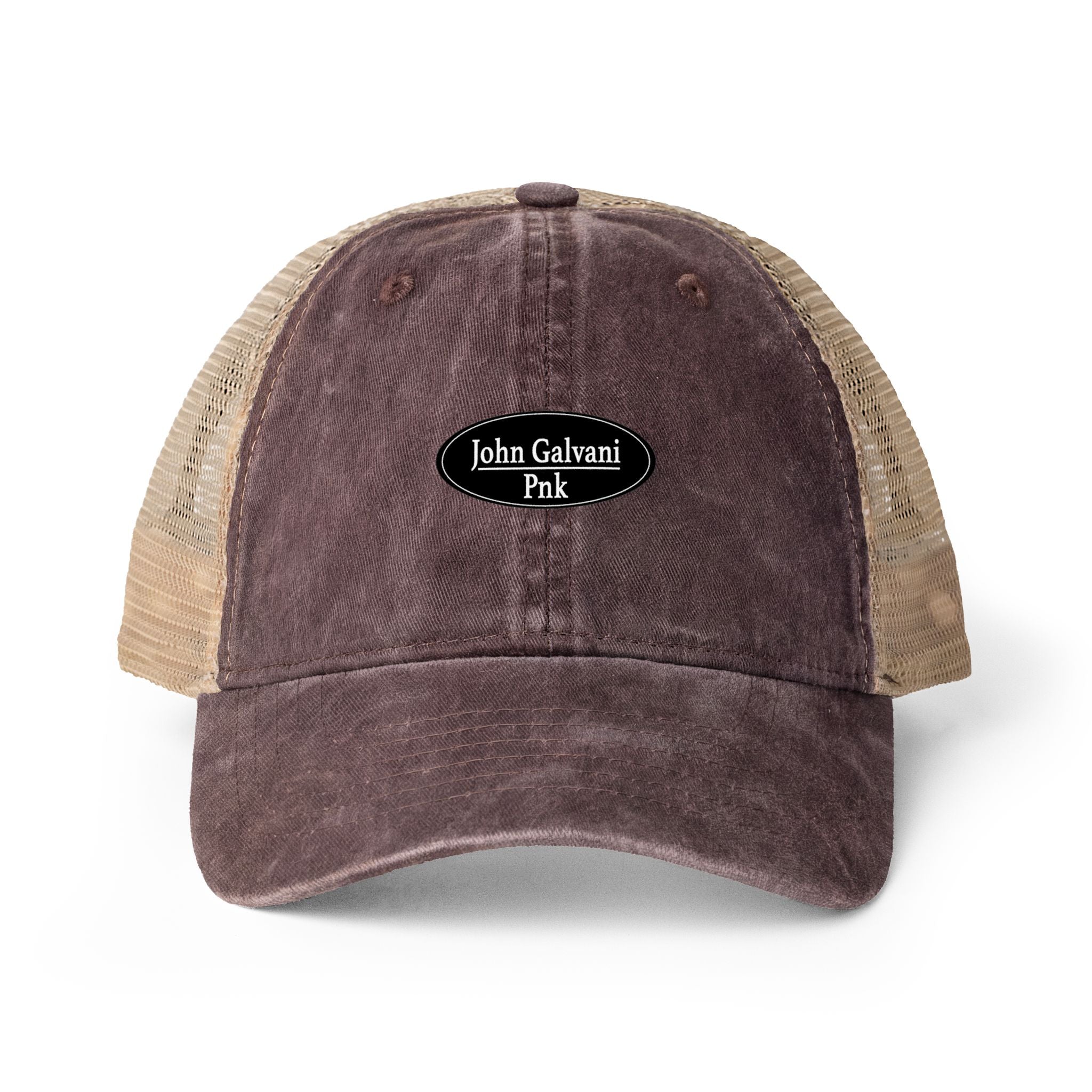 Casquette pour femme à dos en maille délavée