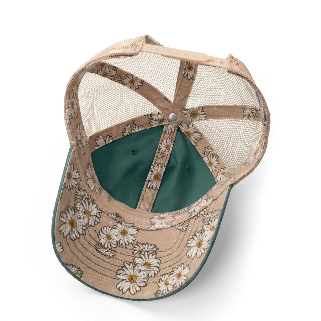 Casquette pour femme à dos en maille délavée