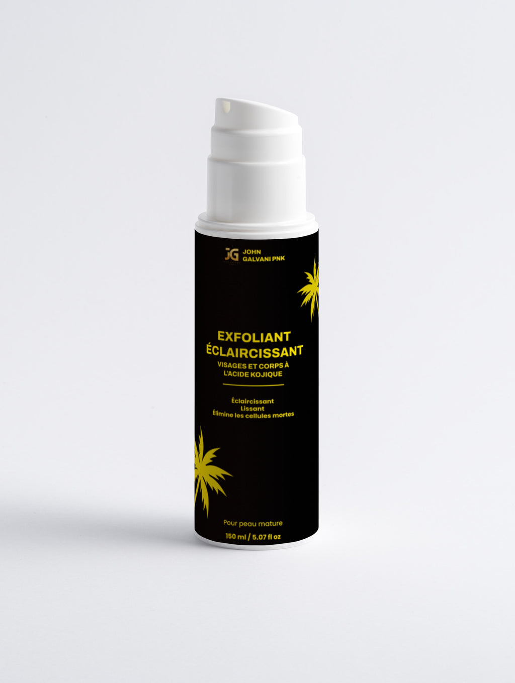 Exfoliant éclaircissant pour le visage et le corps à l'acide kojique